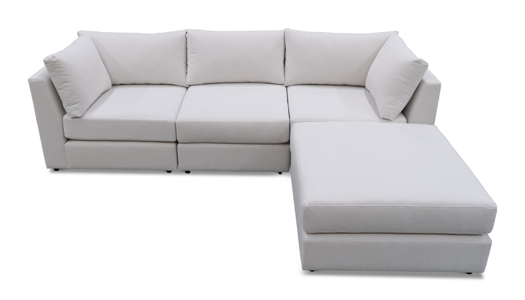 Arbutus Modular Sectional 3-Piece + Ottoman